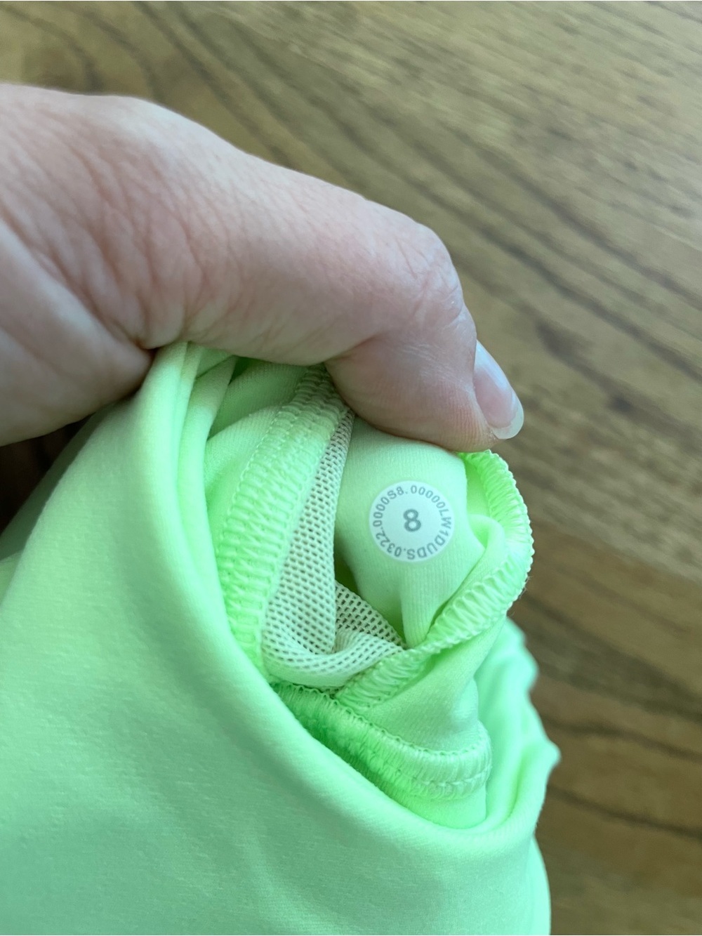 Lululemon Align Cropped Tank - Scream Green Light (Lime Green) - size 8 - Picture 6 of 6
